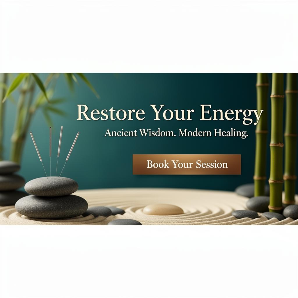 Acupuncture banner ad — Restore Your Energy